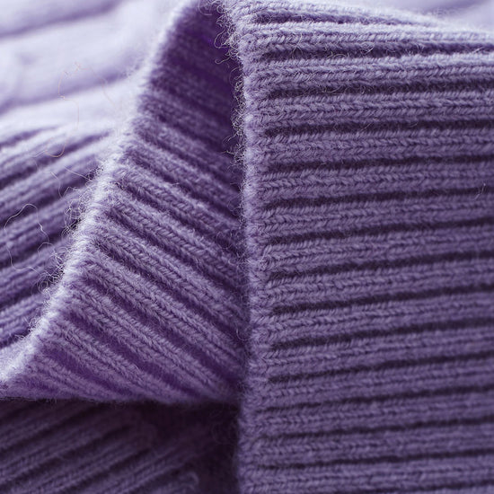 COMOBOCA 100% Wool Kids' Cable Knit Round Neck Sweater Vest