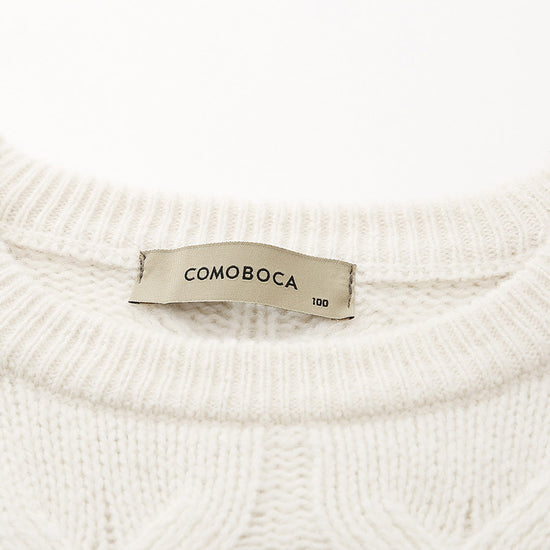 COMOBOCA 100% Wool Women's Cozy Cable Knit Sweater