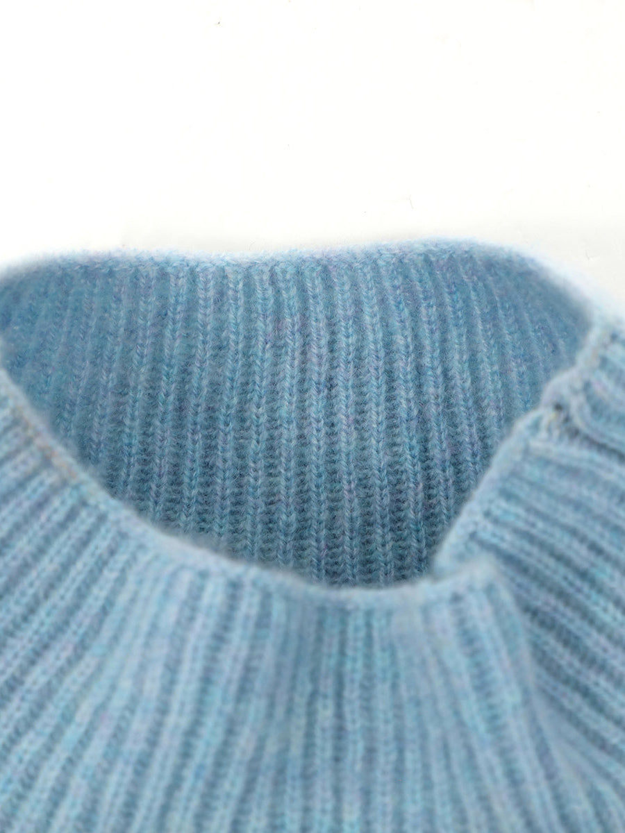 COMOBOCA 100% Cashmere Women's Turtleneck Knit Sweater