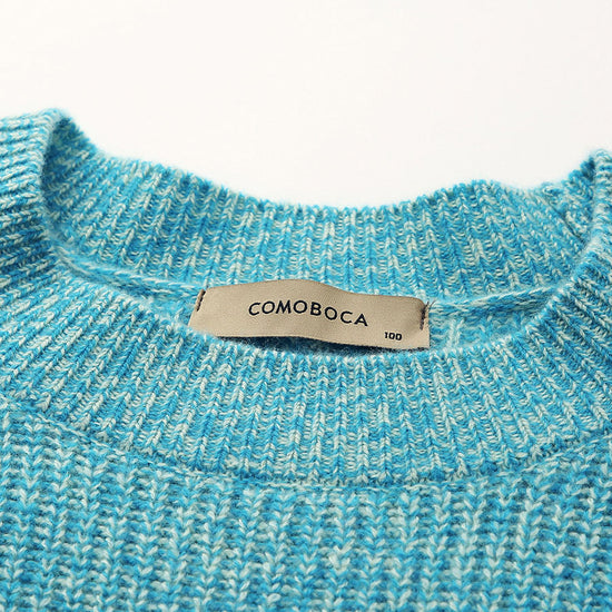 COMOBOCA 100% Wool Women's Knit Pullover Sweater