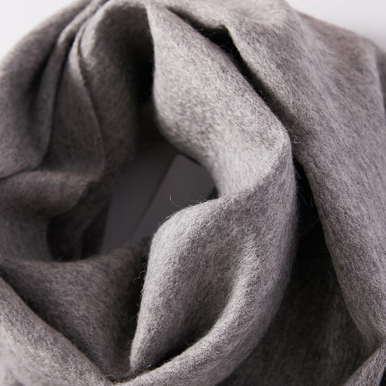 COMOBOCA 100% Wool Fringe Versatile Scarf