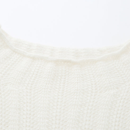 COMOBOCA Women's Ribbed Mock Neck Knit Sweater