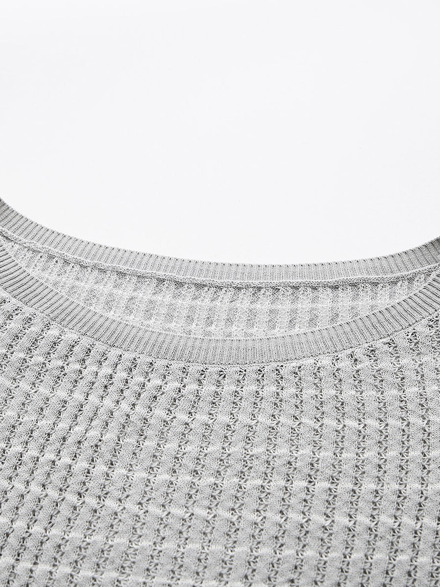 COMOBOCA Women's Striped Knit Pullover Sweater