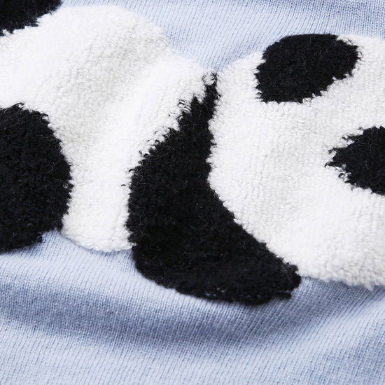 COMOBOCA 100% Wool Kids' Round Neck Intarsia Sweater