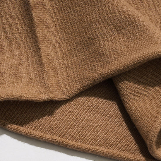 COMOBOCA 100% Cashmere Classic Slouchy Beanie