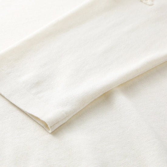 COMOBOCA Women's Lace Sleeve Round Neck Sweater