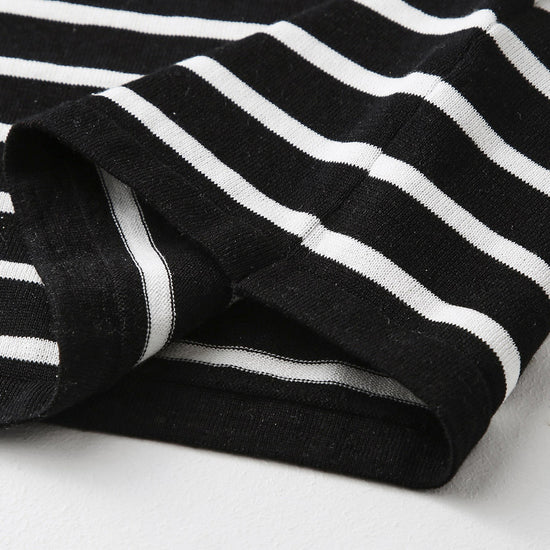 COMOBOCA Women's Striped Button-Up Cardigan