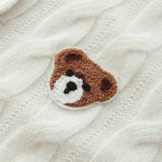 COMOBOCA 100% Cashmere Women's Cable Knit Cardigan