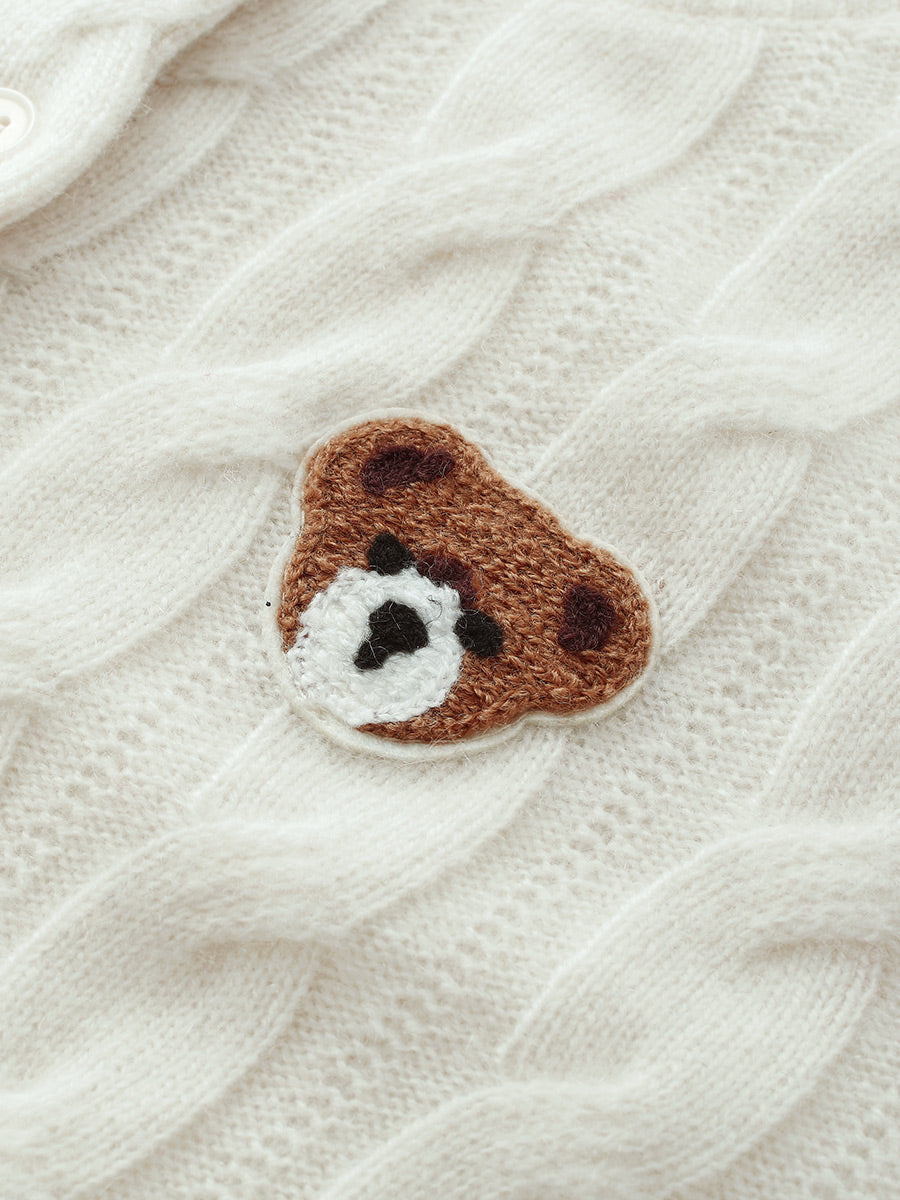 COMOBOCA 100% Cashmere Women's Cable Knit Cardigan