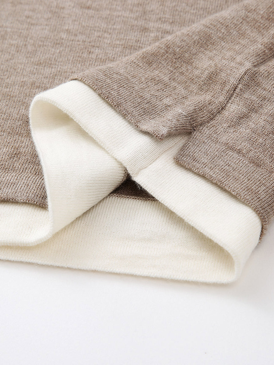 COMOBOCA 100% Wool Women's Lightweight Turtleneck Sweater