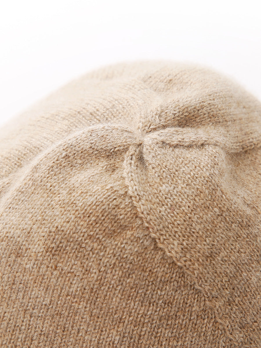 COMOBOCA 100% Cashmere Women's Slouchy Knit Beanie