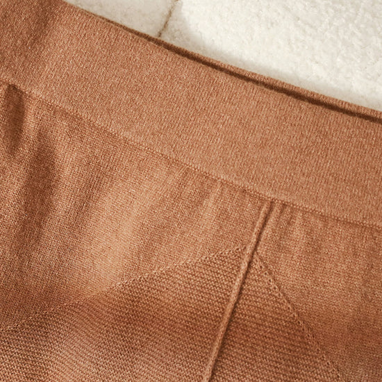 COMOBOCA 100% Cashmere Women's Split Knit Pencil Skirt