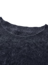 COMOBOCA Women's Wool Seamless Brushed Knit Sweater