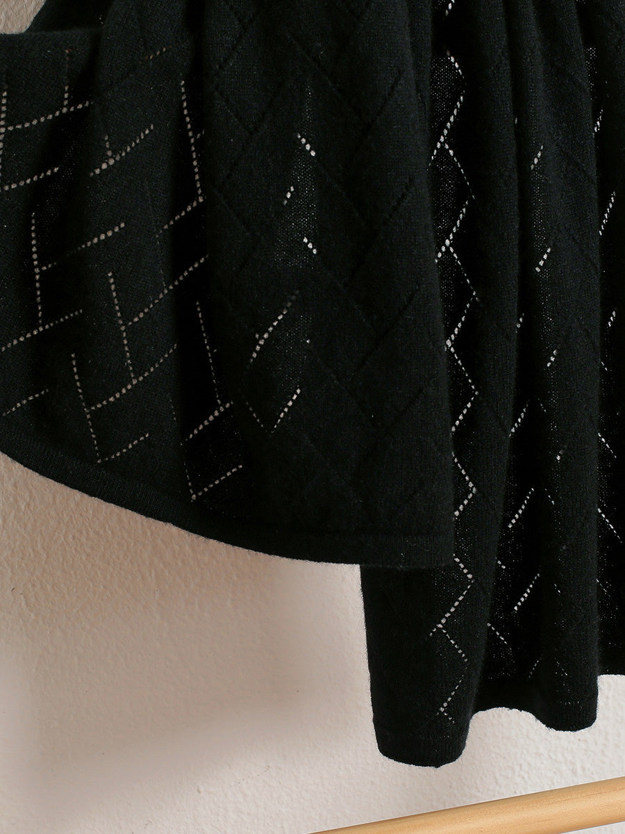 COMOBOCA 100% Cashmere Solid Color Scarf