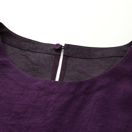 COMOBOCA 100% Mulberry Silk Women's Double Sided T-Shirt