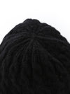 COMOBOCA 100% Cashmere Women's Cable Knit Beanie