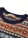 COMOBOCA 100% Wool Women's Fair Isle Knit Vest