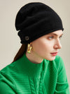COMOBOCA 100% Cashmere Women's Slouchy Knit Beanie