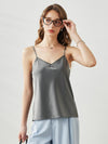 COMOBOCA Women's Silk V-Neck Adjustable Straps Camisole