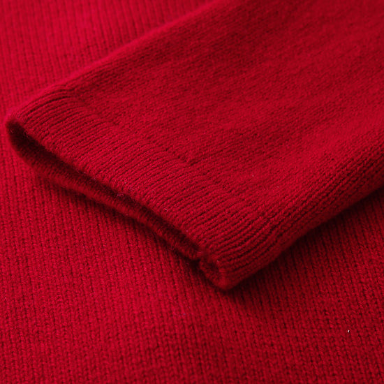 COMOBOCA 100% Cashmere Women's Cardigan with Mandarin Collar