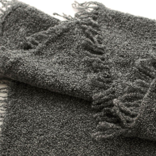 COMOBOCA Women's Fringed Triangle Knit Scarf