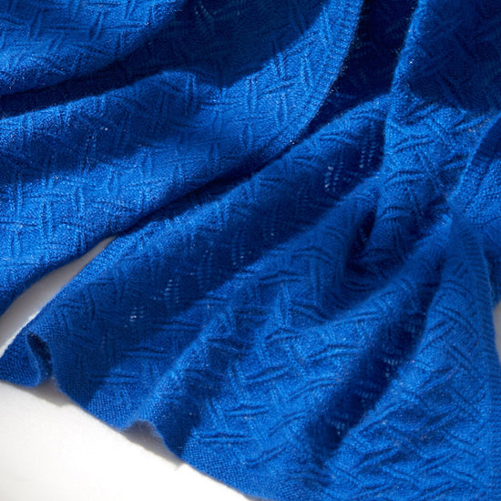 COMOBOCA 100% Cashmere Solid Color Knit Scarf