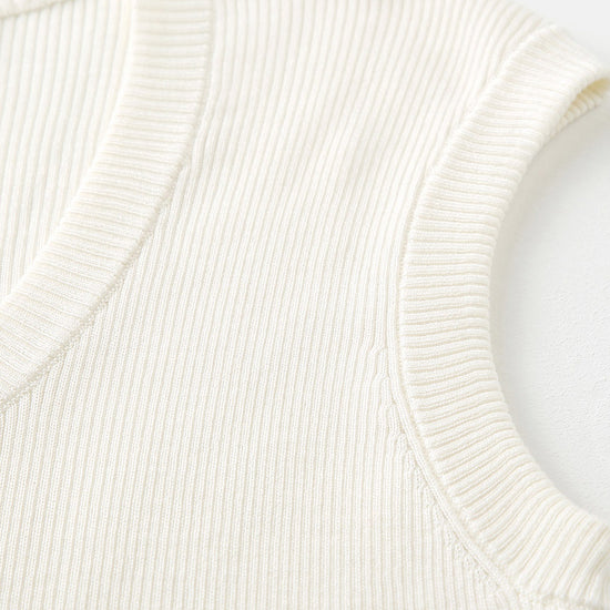 COMOBOCA Women's Ribbed V-Neck Tank Top