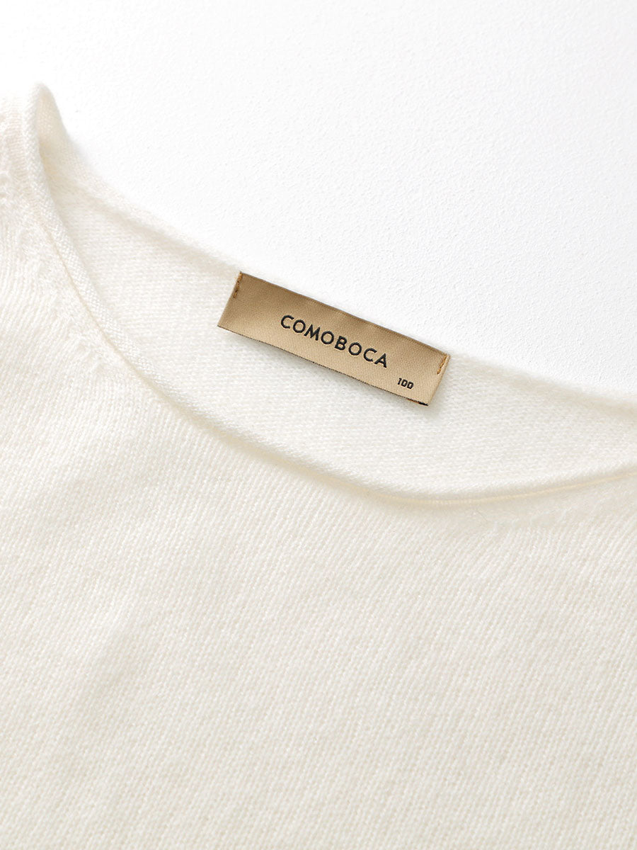 COMOBOCA 100% Cashmere Women's Loose Knit Sweater