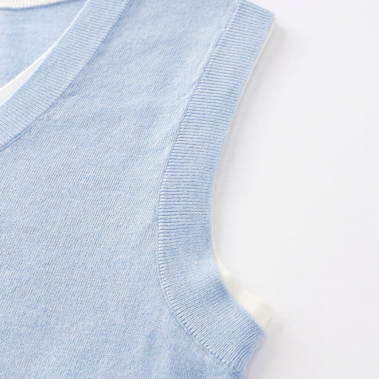 COMOBOCA Women's Faux Layered Look Tank Top