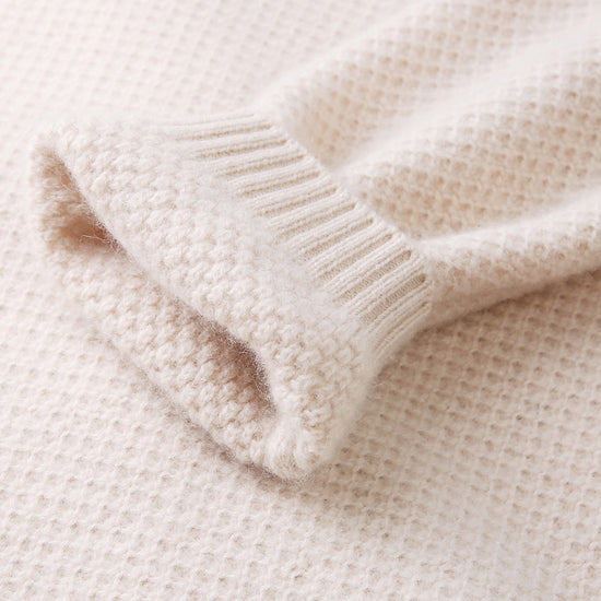 COMOBOCA 100% Cashmere Women's Blazer Collar Cardigan