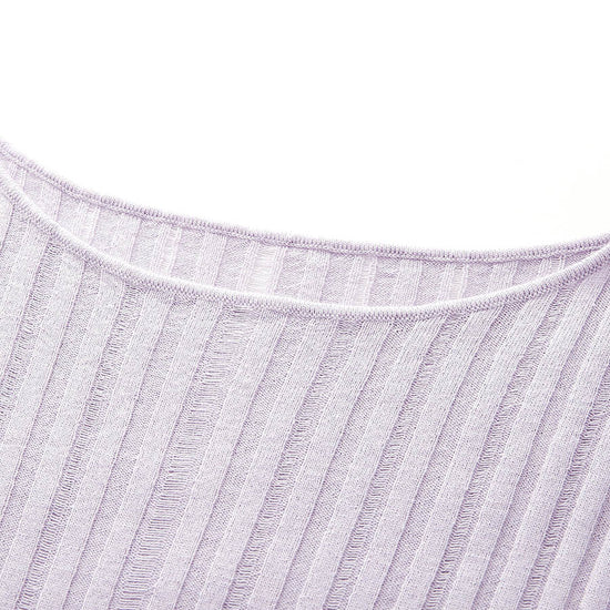 COMOBOCA Women's Ribbed Round Neck Knit Sweater