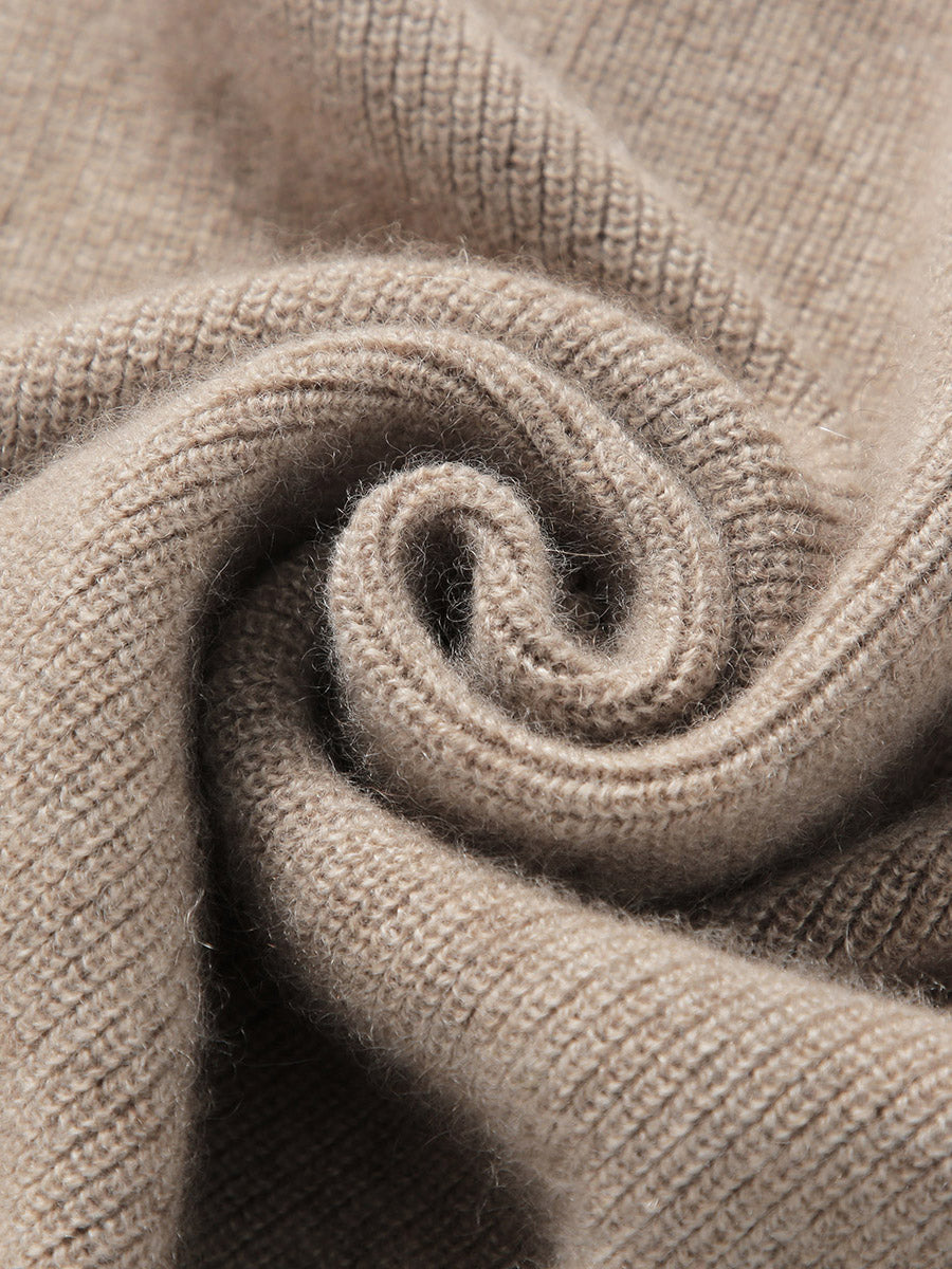 COMOBOCA 100% Cashmere Women's Cardigan Long Knit Coat