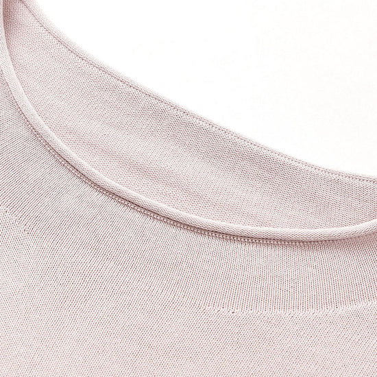 COMOBOCA Women's Side Ruched Mock Neck Knit T-Shirt