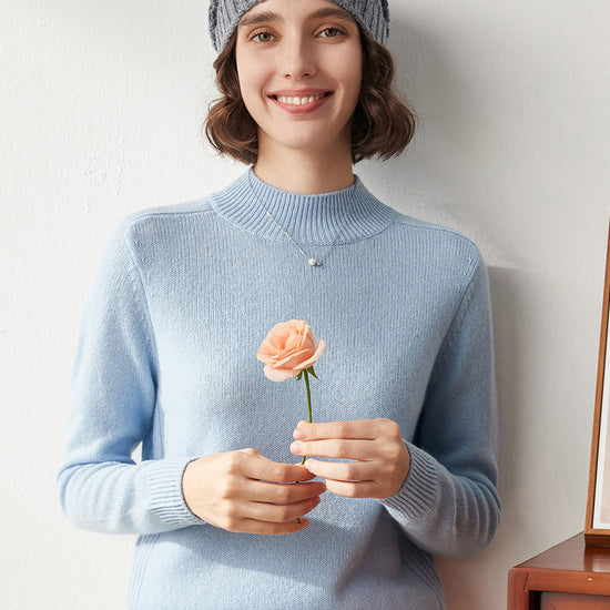 COMOBOCA 100% Cashmere Classic Cable Knit Beanie