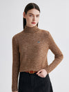 COMOBOCA 100% Cashmere Women's Turtleneck Knit Sweater