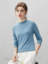COMOBOCA 100% Cashmere Women's Round Neck Knit sweater