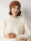 COMOBOCA 100% Cashmere Classic Cable Knit Beanie