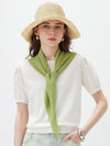 COMOBOCA Women's Openwork Knit Triangle Shoulder Wrap Scarf