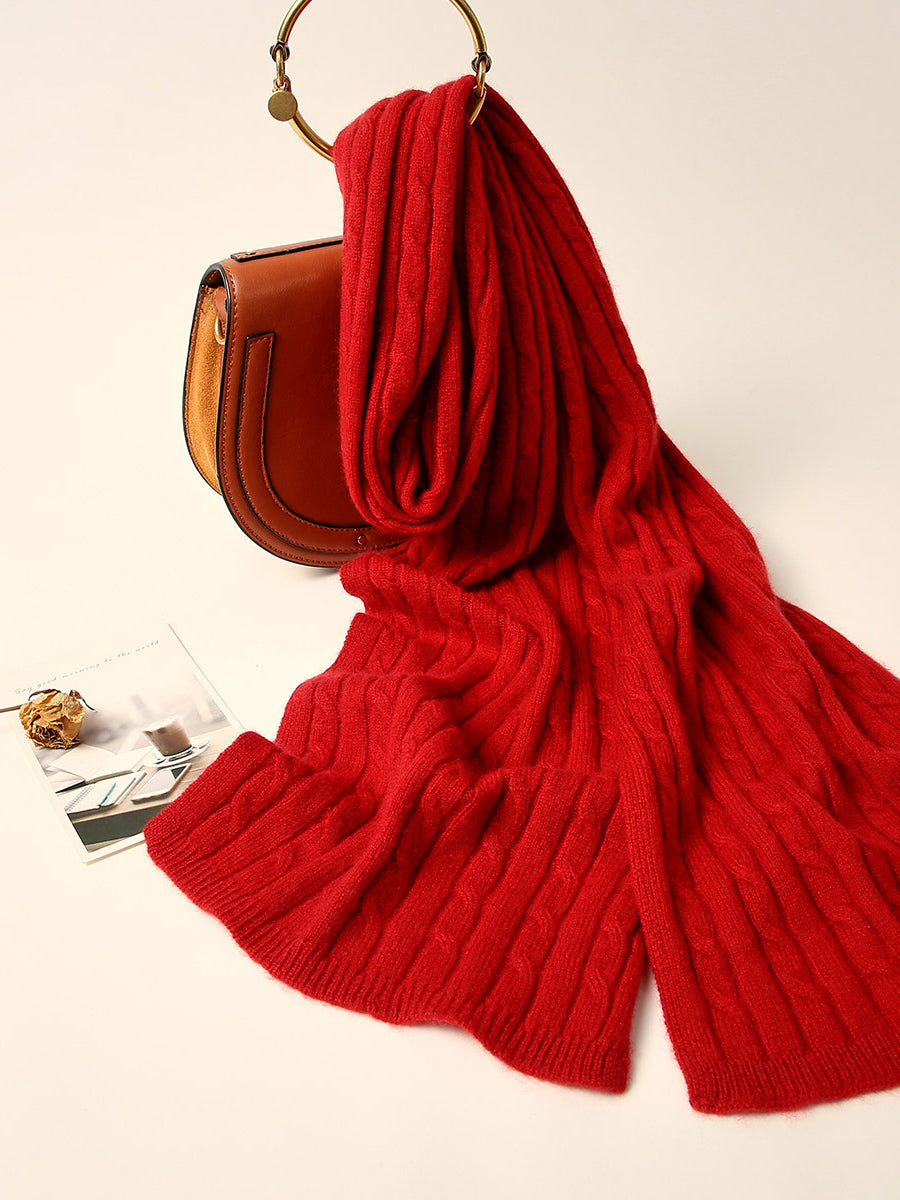 COMOBOCA 100% Cashmere Women's Soft Versatile Scarf