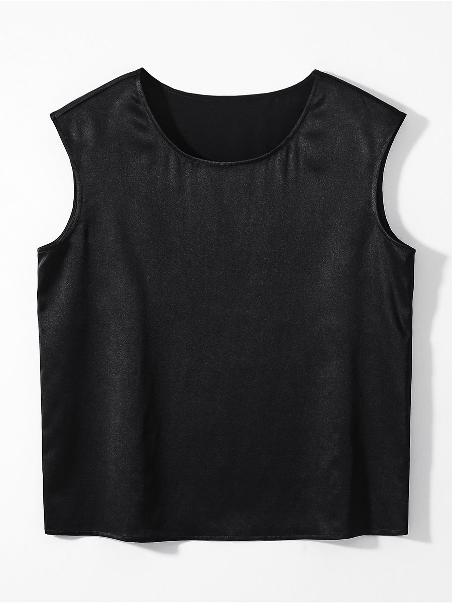 COMOBOCA Black Women's Basic Tank Top