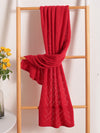 COMOBOCA RED 100% Cashmere Solid Color Scarf