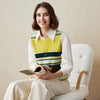 COMOBOCA 100% Cashmere Colorful Geometric Knit Vest