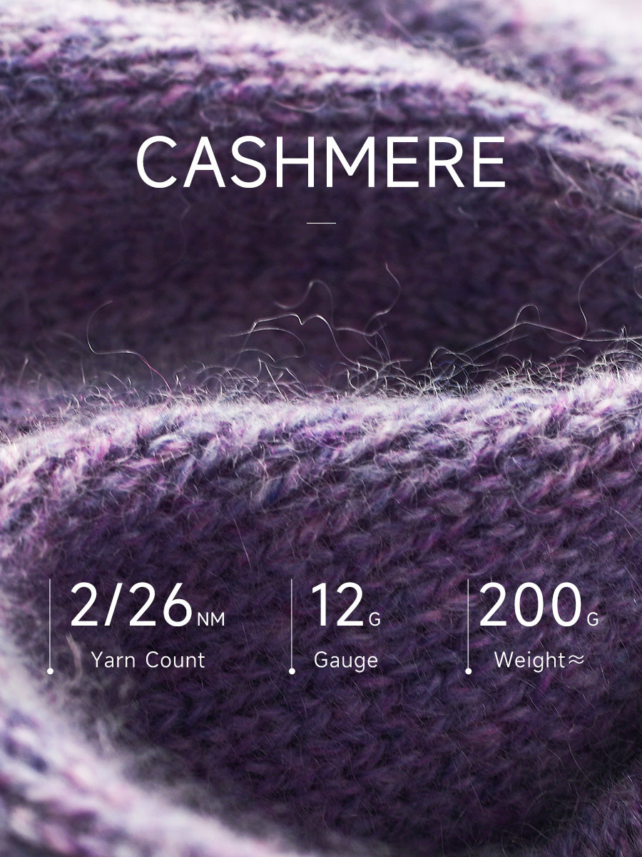 COMOBOCA 100% Cashmere Women's Cable Knit Sweater