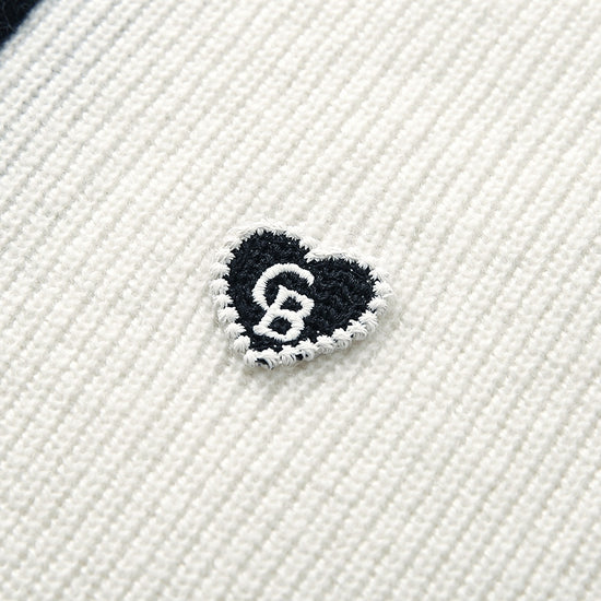 COMOBOCA 100% Cashmere Women's Color Block Knit Baseball Jacket