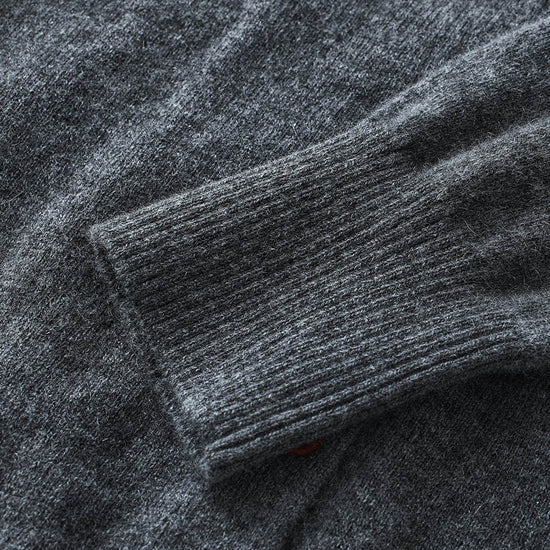 COMOBOCA 100% Cashmere Women's Turtleneck Button Front Knit Cardigan