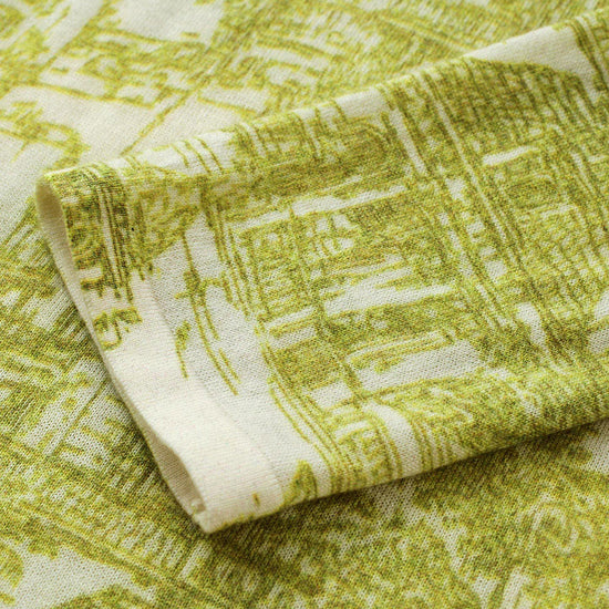 COMOBOCA Women's Cityscape Print Knit Sweater