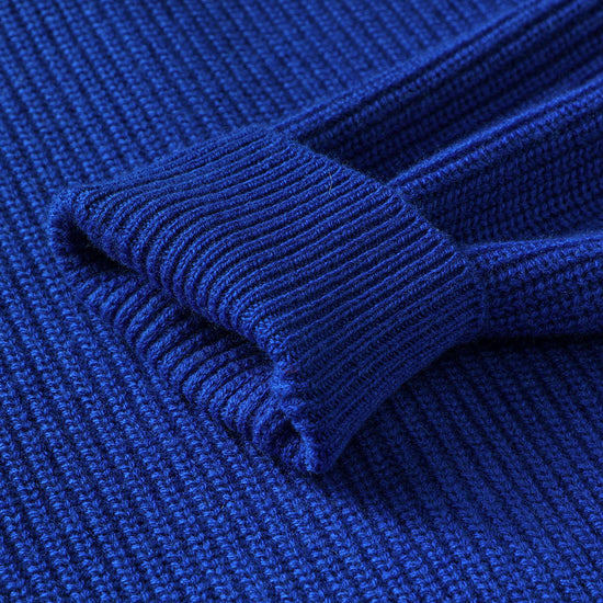 COMOBOCA 100% Wool Women's Knit Zipper Cardigan with Pockets