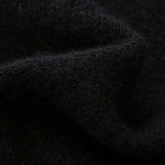 COMOBOCA 100% Cashmere Women's Two-Tone Buttoned Cardigan