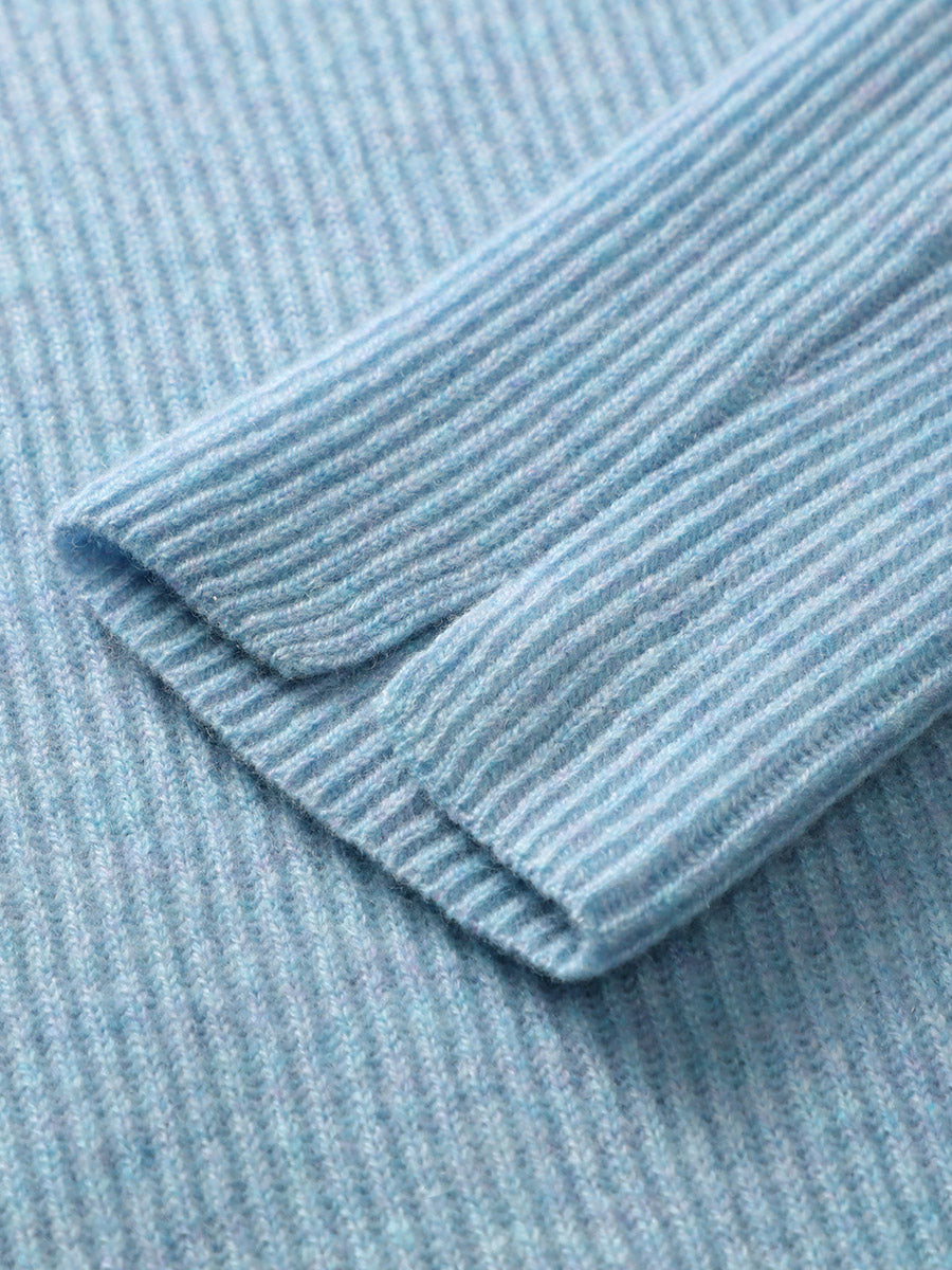 COMOBOCA 100% Cashmere Women's Turtleneck Knit Sweater