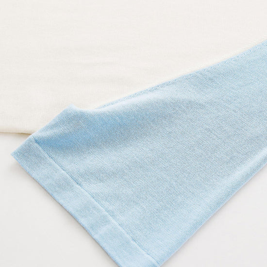 COMOBOCA Women's Puppy Intarsia Raglan Sleeve Knit T-Shirt